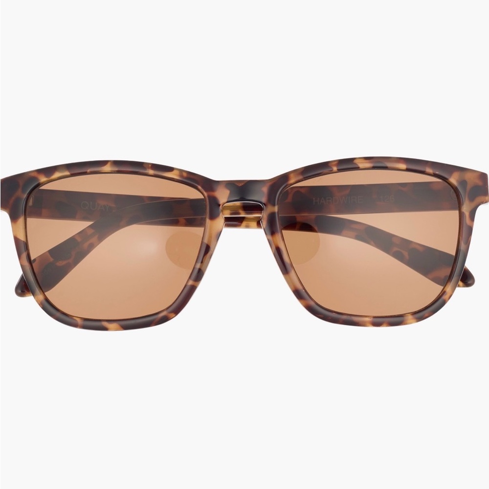 Quay Australia Brown Patterned Sunglasses